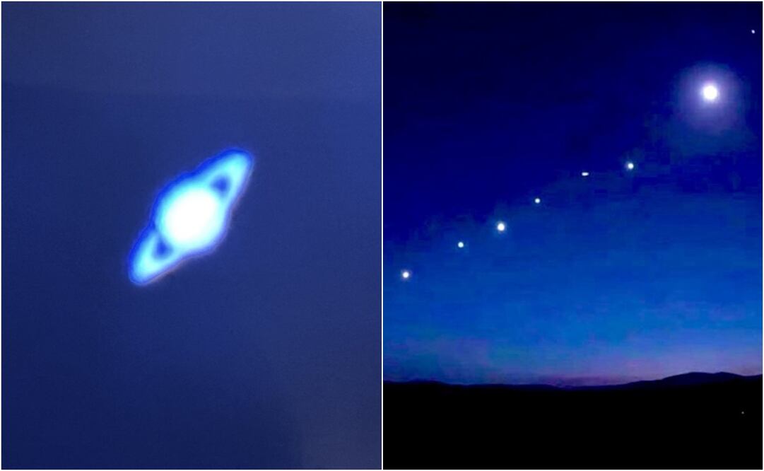 Las redes sociales se llenaron de imágenes deslumbrantes. Fotos: X