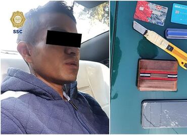 Detienen con cúter y desarmador a presunto ladrón en Tlalpan