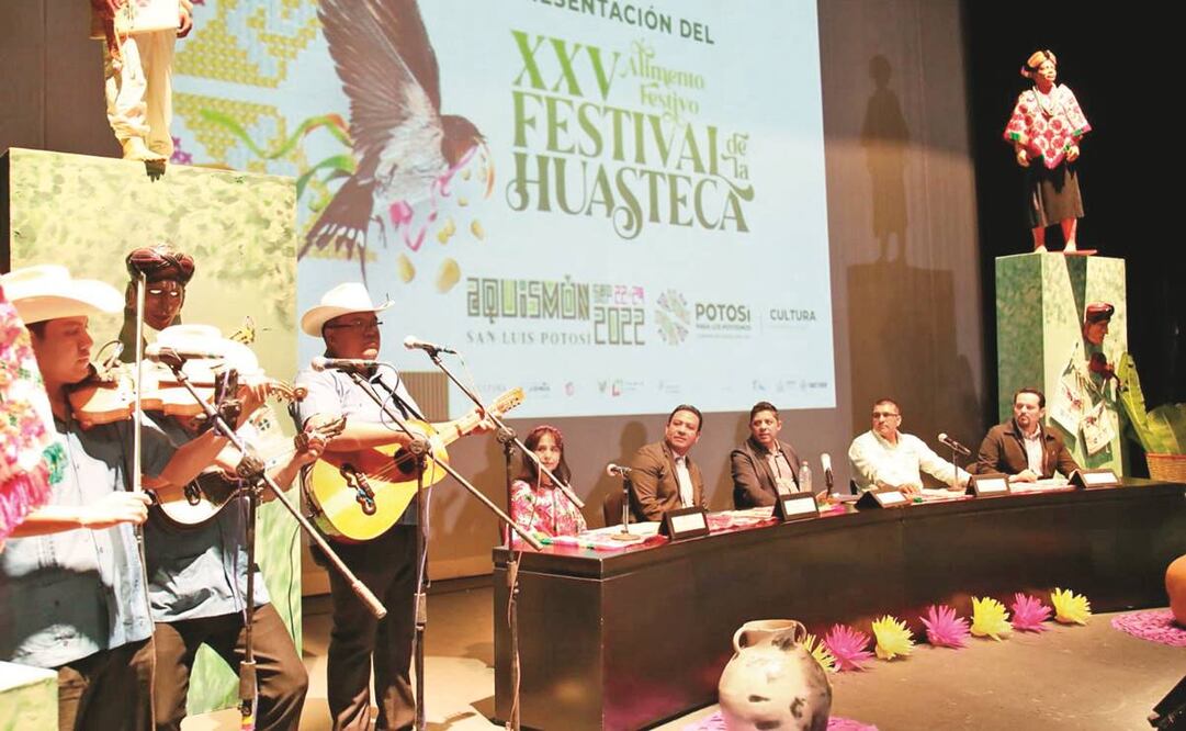 El XXV Festival de la Huasteca se celebrará en Aquismón del 22 al 24 de septiembre, anunció el gobernador Ricardo Gallardo Cardona. Foto: Especial.