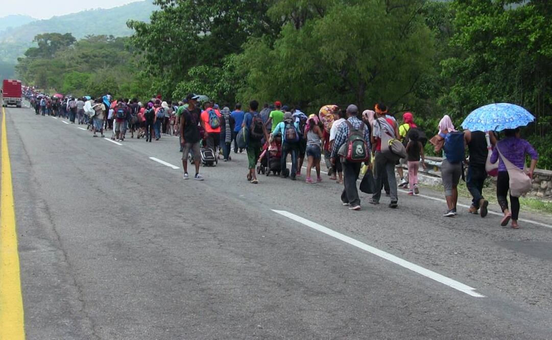 Miles de hondureños salieron hacia Estados Unidos entre octubre y enero pasados en al menos cuatro caravanas  (Foto: Archivo / EL UNIVERSAL)