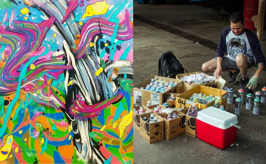 Nacido en 1985, "Pun18" comenzó a destacarse en el arte urbano a los 15 años. FOTO: Facebook/Pun18.