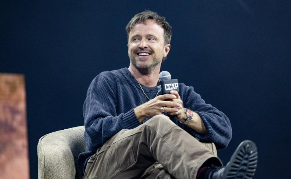 El actor Aaron Paul se presentó en el panel principal de la CCXP. Foto: Hugo Salvador/EL UNIVERSAL.