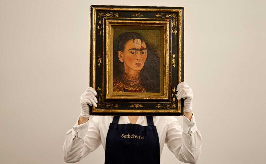 "Diego y yo", de Frida Kahlo, impone nuevo récord no sólo para la mexicana, sino para cualquier artista latinoamericano. Foto: Tolga Akmen / AFP