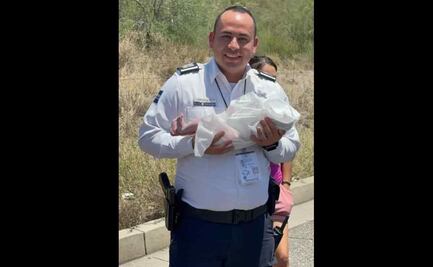 Nace bebé en patrulla de Tránsito de Hermosillo, Sonora