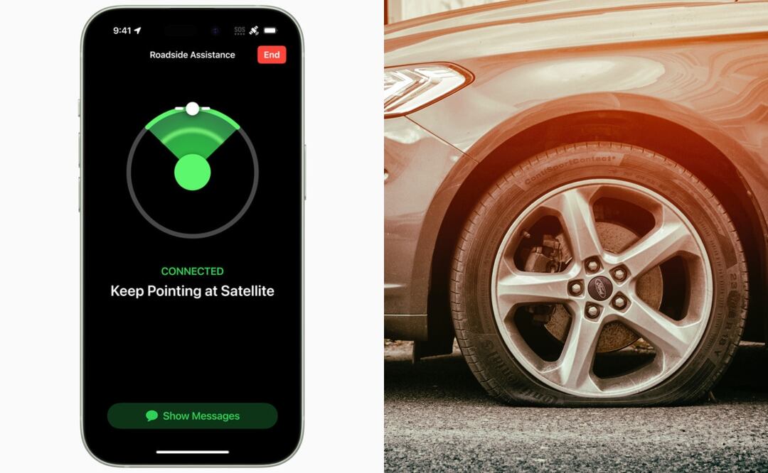 Esta nueva función puede ayudarte a cambiar una llanta ponchada.