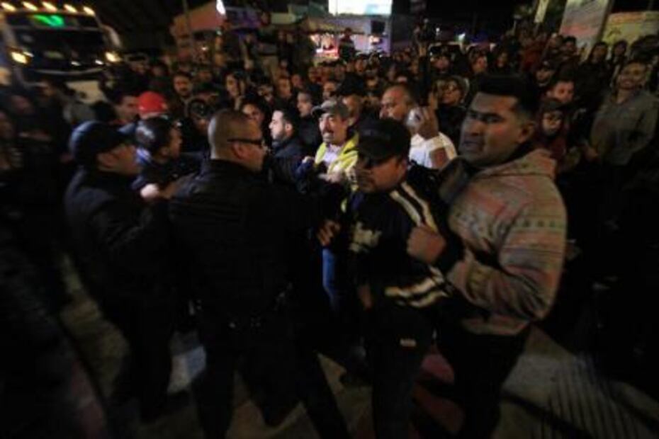 Conato de gresca y algunos empujones entre vecinos de Tijuana y migrantes centroamericanos