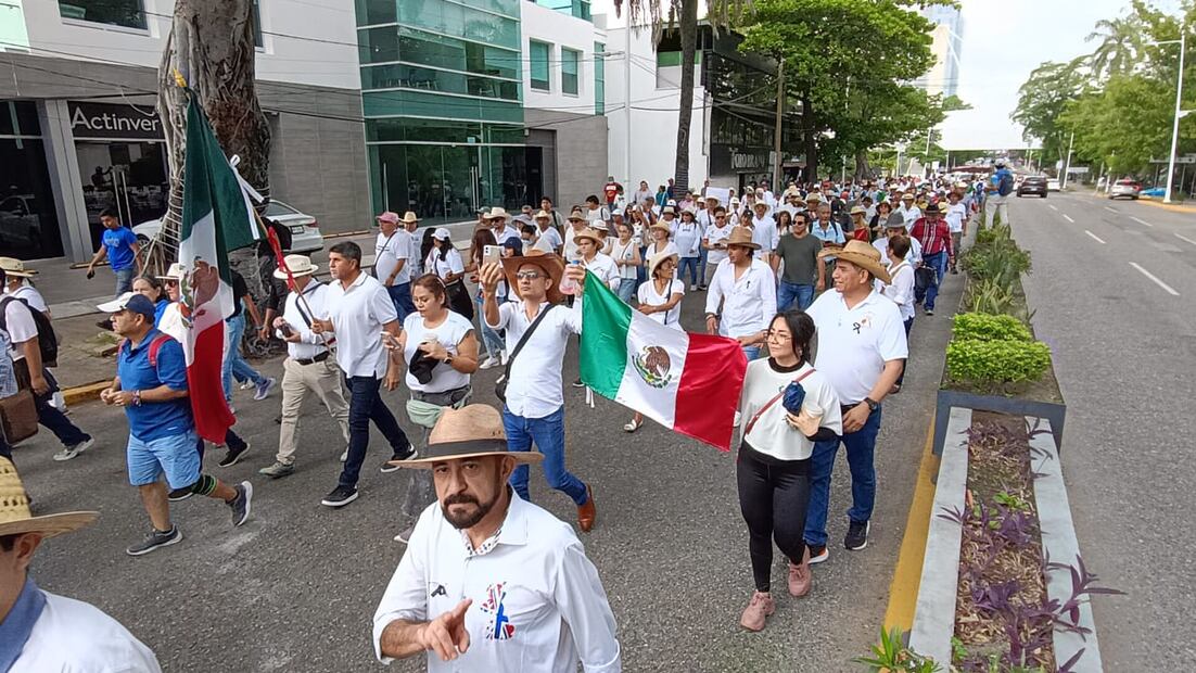 Marcha en Villahermosa, Tabasco. (Fotos: Luisma/EL UNIVERSAL)