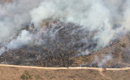 Sin control, incendio forestal en Chilpancingo ha afectado 200 hectáreas