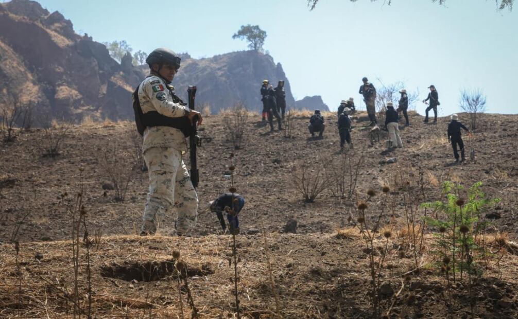 El gobierno mexicano afirmó que los restos encontrados son de animales. Foto: Gabriel Pano/ EL UNIVERSAL
