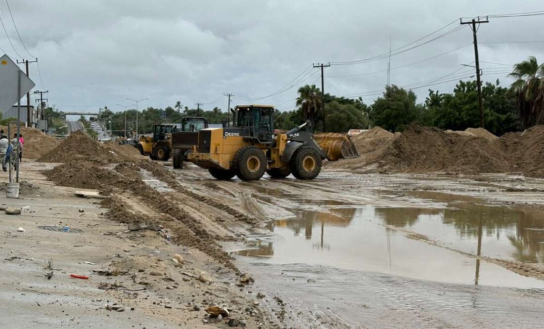Mantienen alerta por lluvias en Baja California Sur pese a debilitación de "Lorena". Foto: Grace Gámez