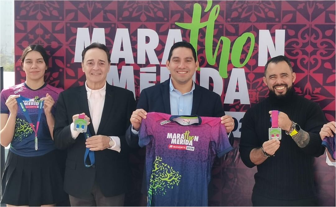 El Maratón Mérida Banorte 2026, listo para recibir a miles de atletas. FOTO: Leobardo Vázquez/ EL UNIVERSAL