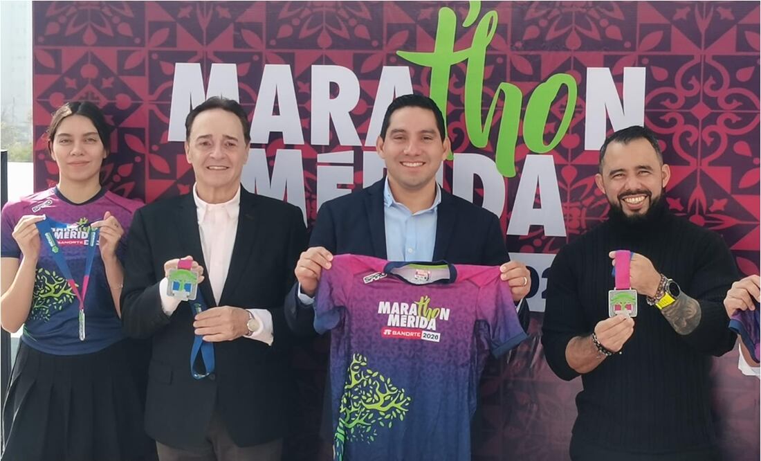 El Maratón Mérida Banorte 2026, listo para recibir a miles de atletas. FOTO: Leobardo Vázquez/ EL UNIVERSAL