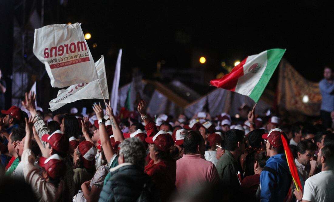 Triunfo de Morena. Foto: Yaretzy M. Osnaya