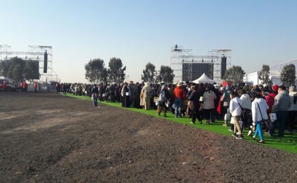 Calculan 250 mil fieles en predio donde Papa oficiará misa