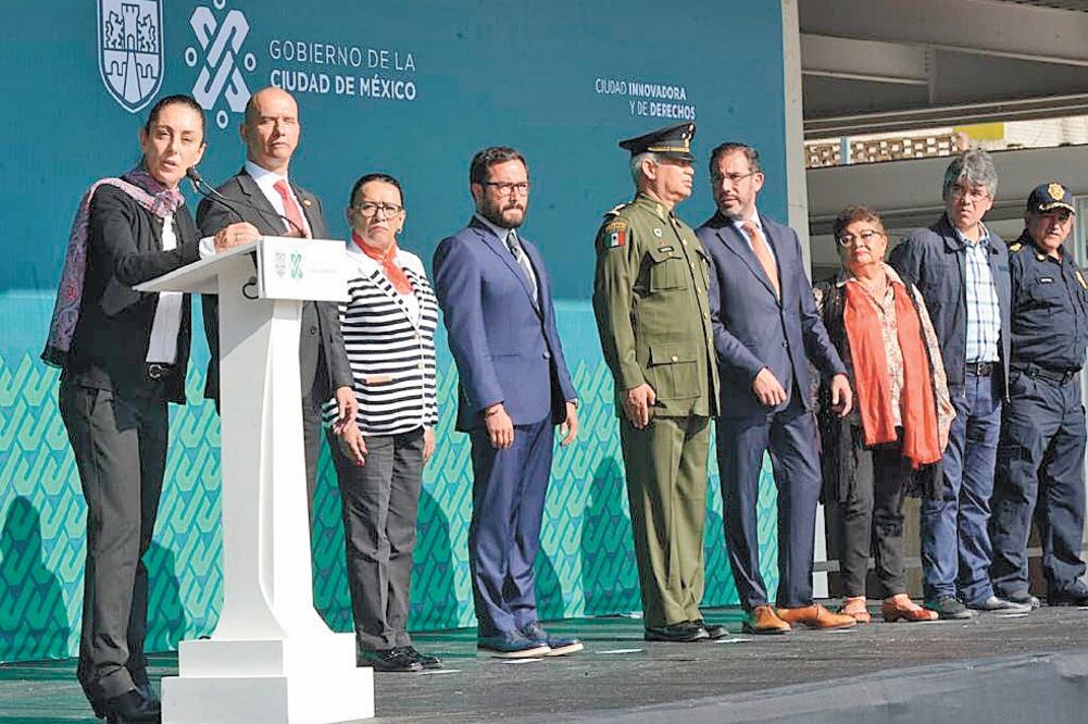 Claudia Sheinbaum dijo que no darán detalles de los tianguis en los que habrá operativos, pero que están en coordinación con las alcaldías. Foto/IVÁN STEPHENS. EL UNIVERSAL