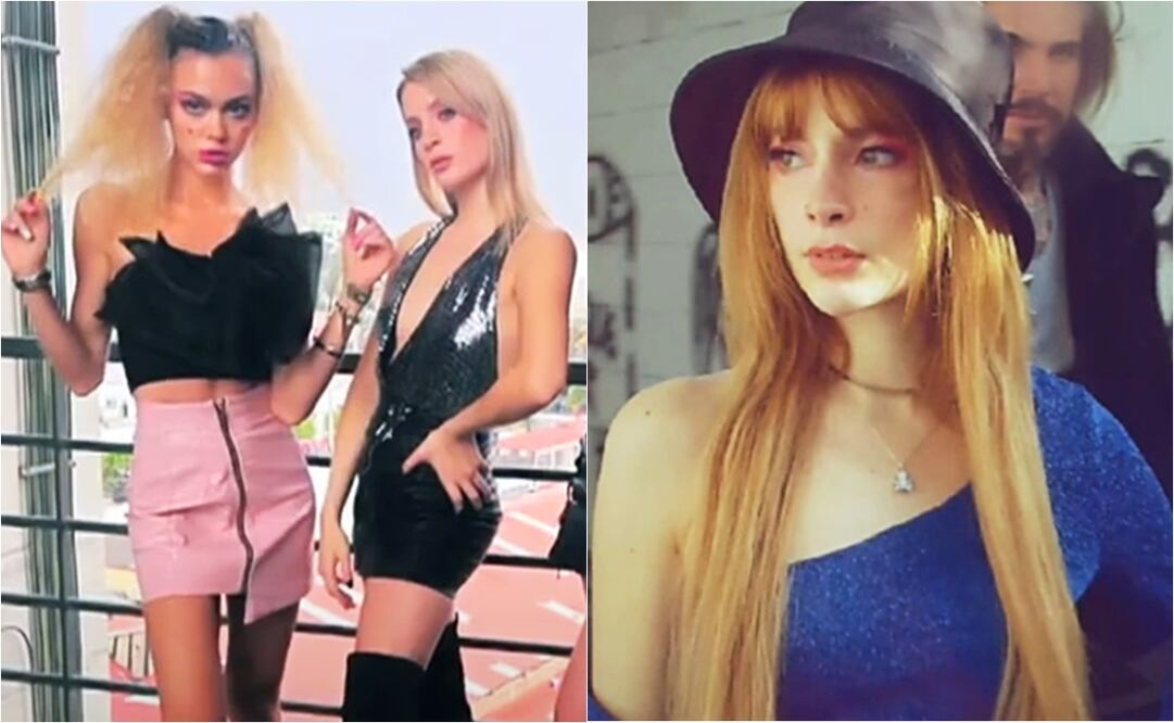 Imelda Garza y Nagibe Abbud fueron compañeras en el proyecto musical "Finnixpop".
Fotos: YouTube e Instagram