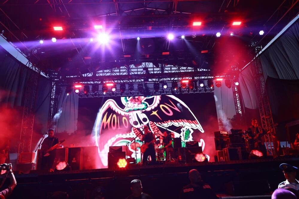 MOLOTOV en el aniversario de el Politécnico. Foto tomada de X