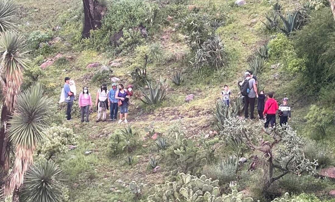 Fue a través del helicóptero Jaguar 1 que se localizó a los campistas. Foto: Especial