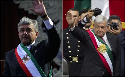 AMLO, a 12 años de la banda legítima: así se veía, así se ve