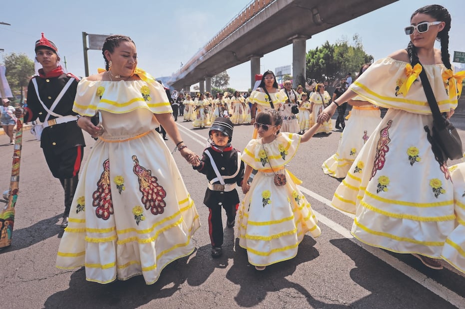Familias completas participan, sobre todo niños que ven en la representación una tradición que les gusta. Foto: Luis Camacho/ EL UNIVERSAL 