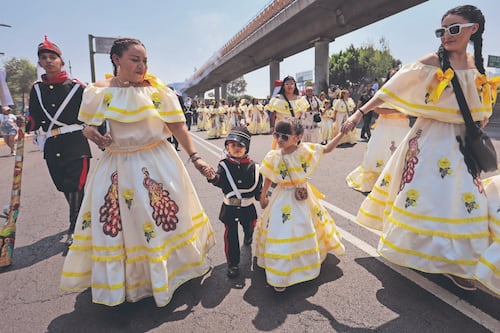 Familias completas participan, sobre todo niños que ven en la representación una tradición que les gusta. Foto: Luis Camacho/ EL UNIVERSAL 