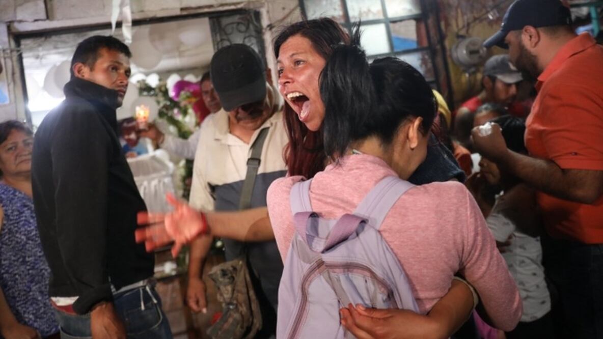 María Magdalenta, madre de Fátima. Fotografía de la European Press Agency, vía BBC