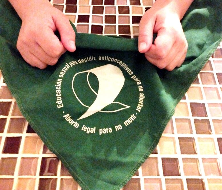 “Esta marea verde no va a retroceder y la lucha por la despenalización del aborto sigue y va a seguir hasta que el aborto sea legal en todo México” afirmó Cynthia Ramírez, oficial de movilización social en ciencia política de la organización Católicas por el Derecho a Decidir MX. Foto: EL UNIVERSAL