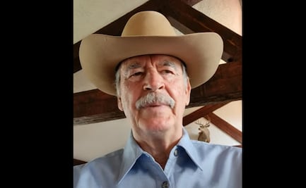 Con "uniforme de campaña", Vicente Fox llama a sacar de Palacio Nacional al "gobierno autoritario y dictatorial"