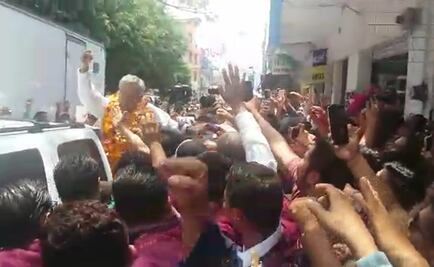 Video. Así recibieron a AMLO en Chilpancingo
