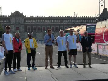 Llega flama del Maratón a la CDMX