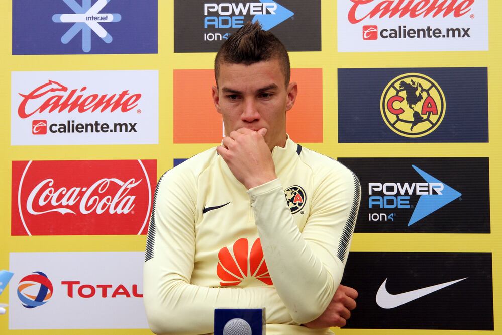 Carlos Mejía/ EL UNIVERSAL. Mateus Uribe en conferencia de prensa.