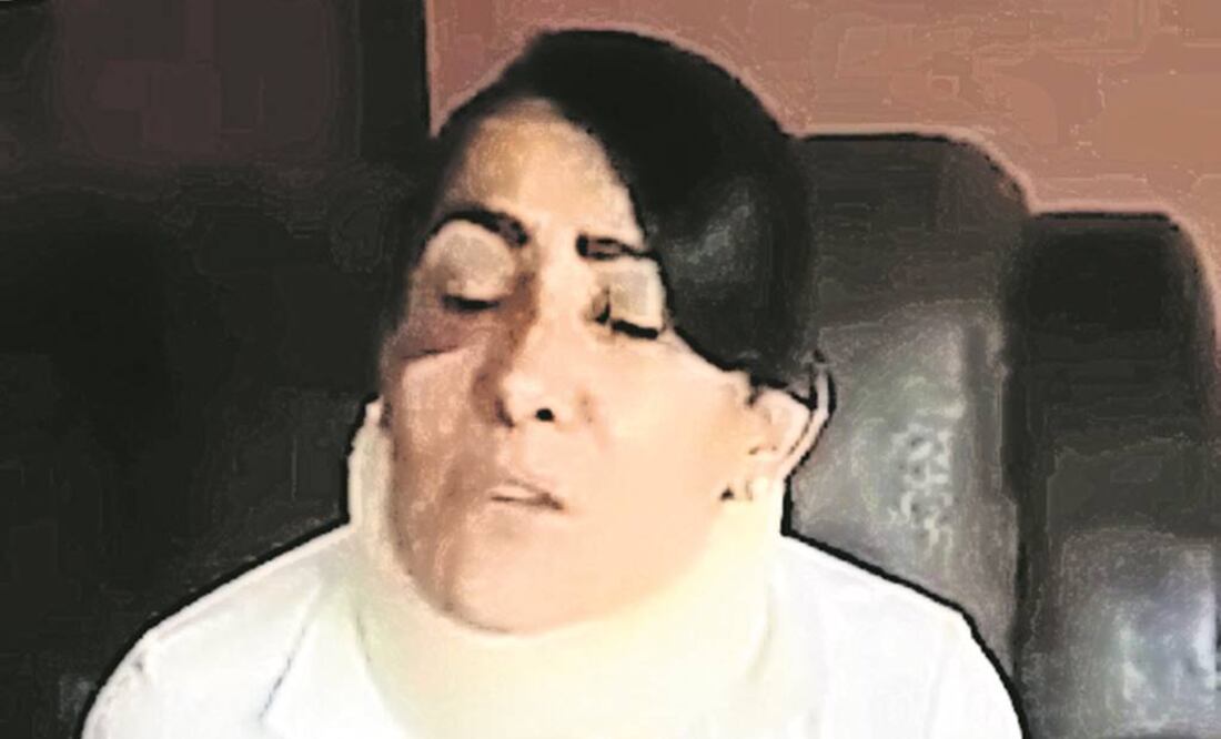 Rosa Margarita, esposa del presidente estatal del PRI Adolfo Micalco, denunció en un video que fue violada y asaltada en un autobús de ETN (TOMADA DEL VIDEO)