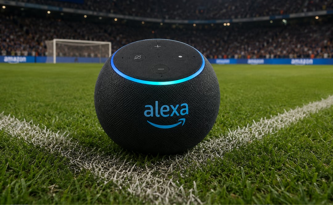 Aumenta tu fiebre futbolera con este "modo Mundial" de Alexa. Foto: Imagen generada con IA