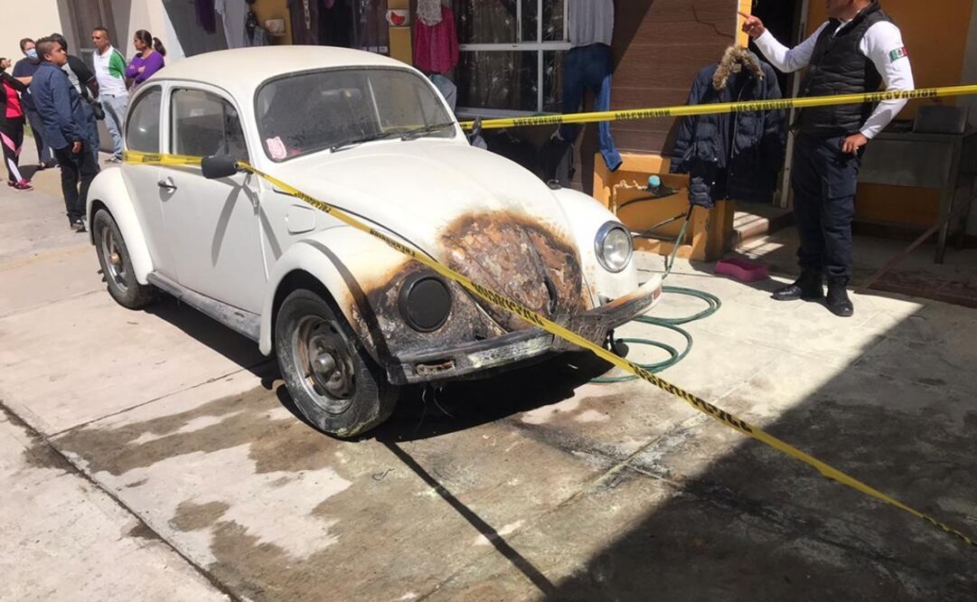 Los hechos ocurrieron este miércoles en la calle Orquídeas, en la colonia Paseos de Tecámac  Foto: Especial 