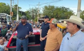 Alcaldes protestan en Tamaulipas por detención del fundador de la Columna Pedro J. Méndez; buscarán dialogar con Sheinbaum