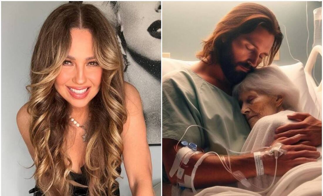 Thalía ora por la salud de su hermana Ernestina, comparte plegaria y esta imagen.