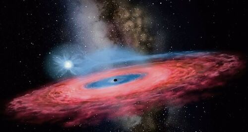 Detectan luz detrás de un agujero negro, tal y como lo teorizó Einstein