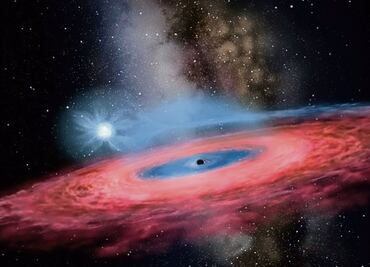 Detectan luz detrás de un agujero negro, tal y como lo teorizó Einstein