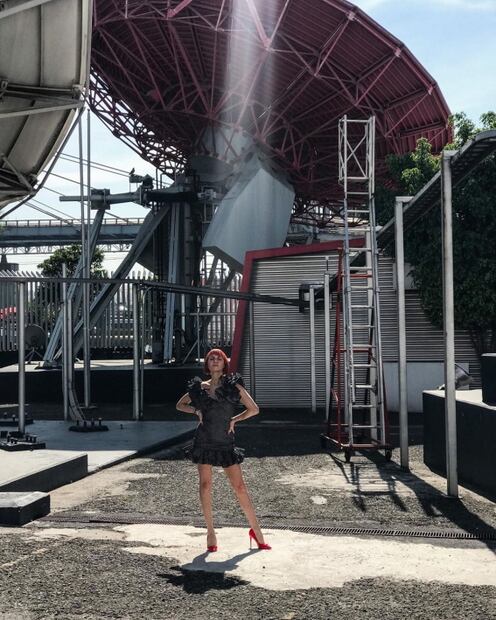 Y la peor vestida de la semana es… Michelle Vieth y su atuendo de holanes