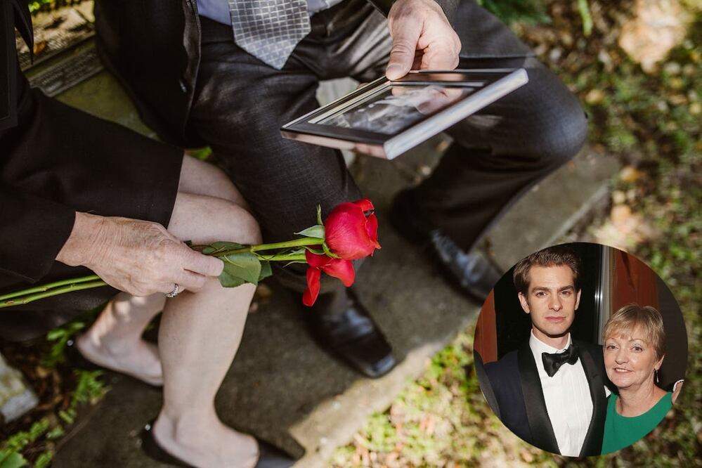 Lynn Garfield, madre de Andrew, murió en 2019 a consecuencia del cáncer de páncreas que padecía. Fotos: Pexels / Redes sociales