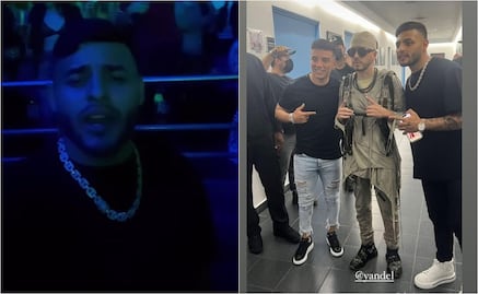 Jugadores de Chivas en concierto de reggaetón previo al duelo ante Pumas