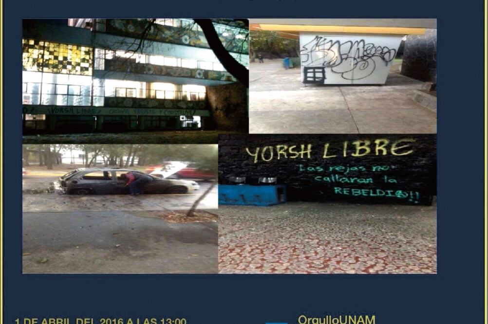 Para la asamblea que se llevará a cabo mañana a las 13:00 horas, los integrantes de Actitud Universitaria solicitaron la presencia de personal de vigilancia  (IMAGEN TOMADA DEL FACEBOOK ACTITUD UNIVERSITARIA)