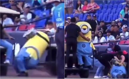 VIDEO: Minion sufre accidente en partido de Sultanes de Monterrey en la LMB