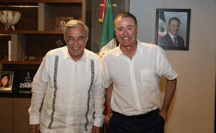 Quirino Ordaz y Rubén Rocha se reúnen para iniciar proceso de entrega-recepción en Sinaloa