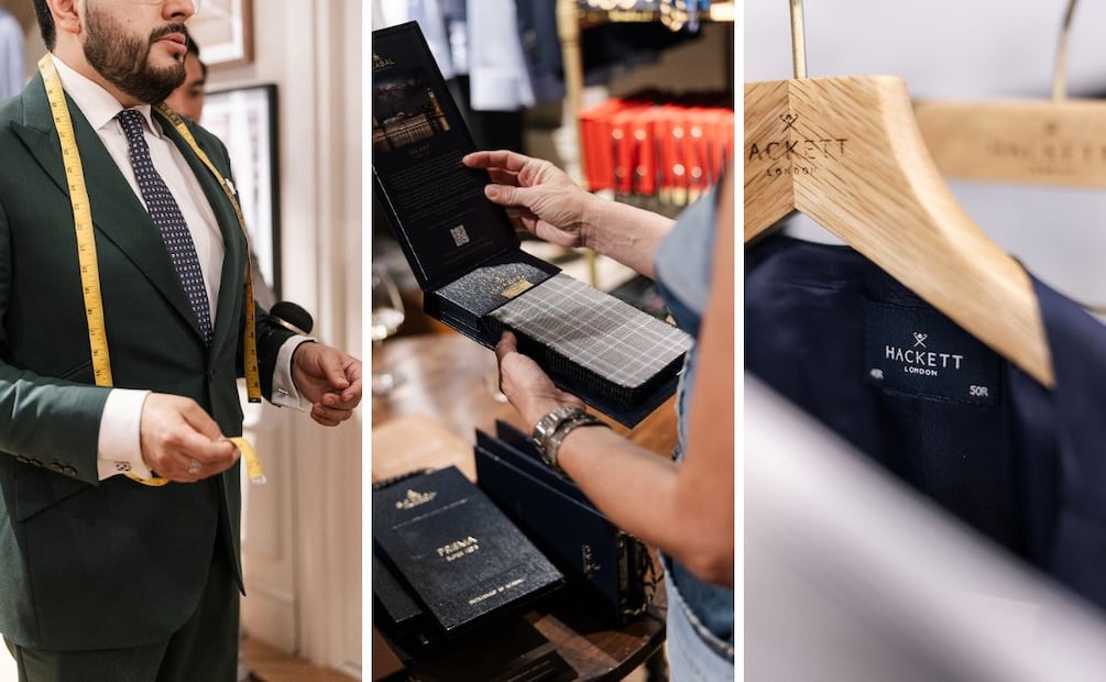 La marca presentó su más reciente colección y anunció a su nuevo embajador en México en Volvo Fashion Week Guadalajara. Foto: Cortesía Hackett London