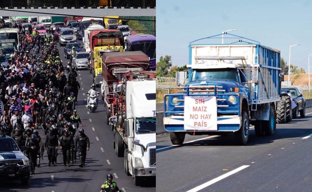 Segob reitera que no existe razón del paro de transportistas y agricultores (05/04/2026). Foto: Especial / Xóchilt Álvarez