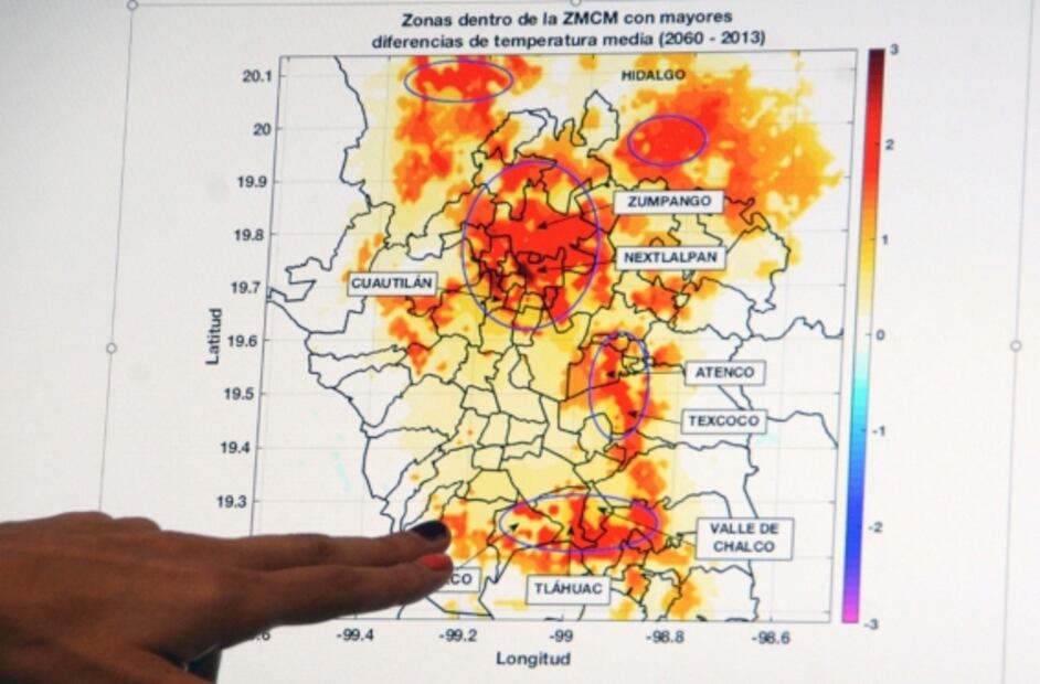 Por crecimiento urbano, el Valle de México incrementaría su temperatura 3 grados