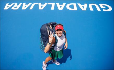 Giuliana Olmos tras conseguir su clasificación a cuartos de final del Guadalajara Open: Estoy muy feliz de ganar en casa