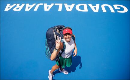 Giuliana Olmos tras conseguir su clasificación a cuartos de final del Guadalajara Open: Estoy muy feliz de ganar en casa