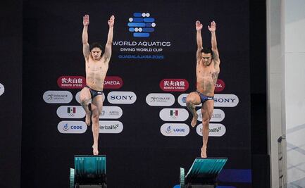 México brilla y se cuelga la medalla de plata en la Copa del Mundo de Clavados; Osmar Olvera y Juan Celaya rinden sólida actuación